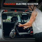 MAGIFOCUS MS16 Electric Scooter for Adults, 350W Motor, 8.5" Solid Tires, Foldable Commuter E Scooter with App Control, Dual Brakes, Rear Suspension, Up to 20Miles Range & 18Mph, UL 2272